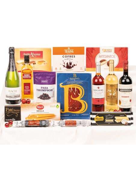 Lote de Navidad  con whisky y embutidos ibéricos 220