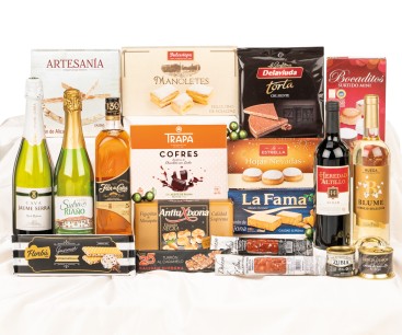 Lote de Navidad con Ron y embutidos ibéricos 240
