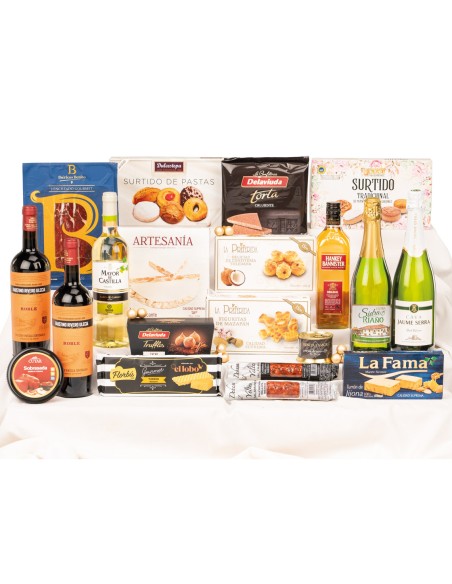 Lote de Navidad con embutidos ibéricos y whisky  300