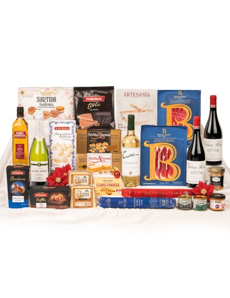 Lote Navidad  con whisky y embutidos ibéricos 360