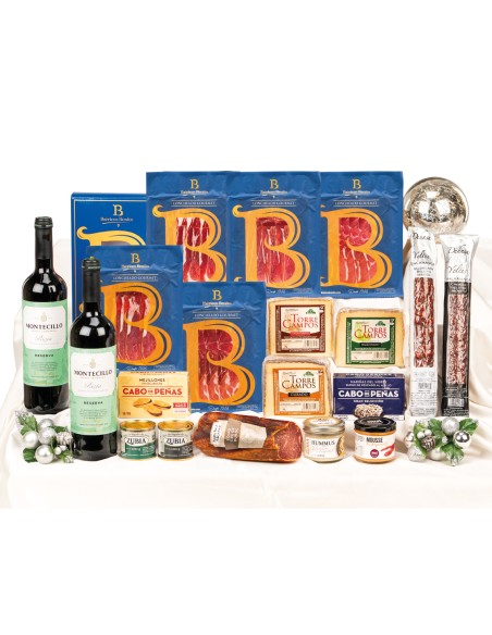 Lote de Navidad con embutidos Ibéricos y quesos 150