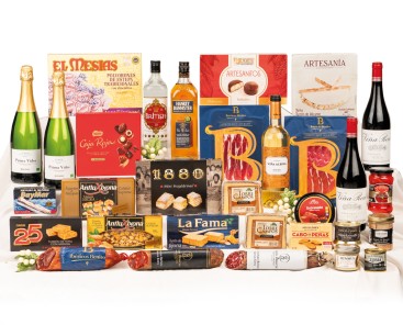 Lote Navidad con whisky y embutidos Ibéricos 510