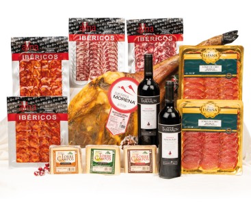 Lote Navidad Paleta de cebo ibérica y embutidos 430