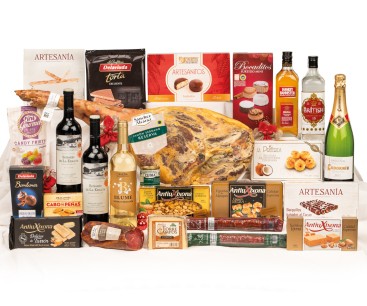 Lote de Navidad con Jamón serrano y embutidos 640