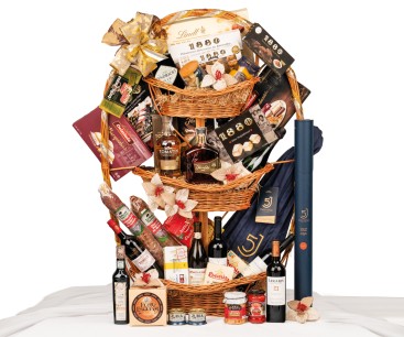 Cesta 4 Pisos con Jamón Bellota Ibérico 5J 8016