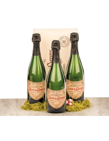 Caja madera Cava Juve Camps 7002