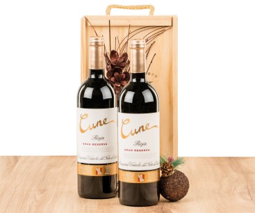 Caja madera Vino Cune Gran Reserva 6008