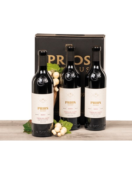 Estuche lujo de vino Prios Maximus reserva 6011