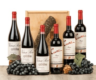 Caja madera vino Cune crianza 6012