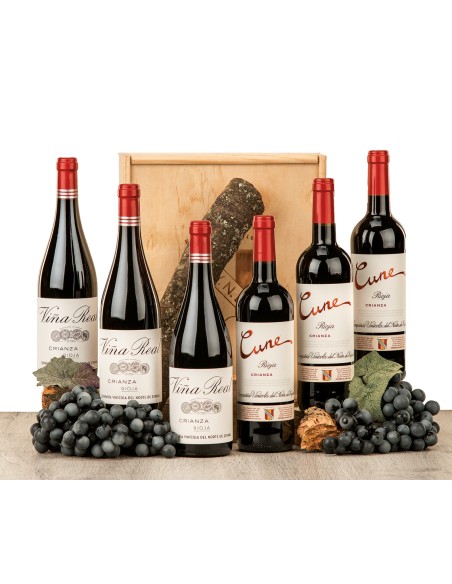 Caja madera vino Cune crianza 6012
