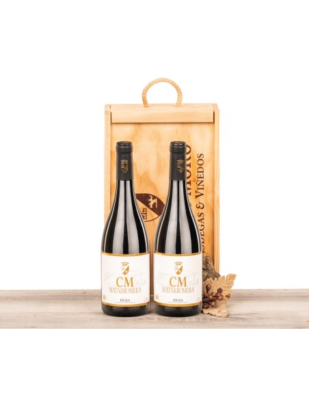 Caja madera vino Matarromera 6013