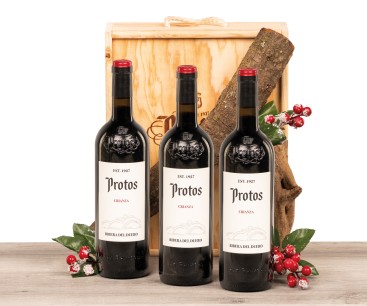 Caja madera Protos crianza 6014