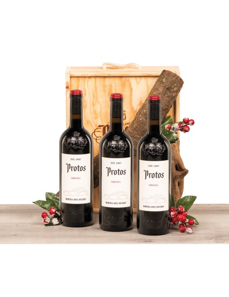 Caja madera Protos crianza 6014