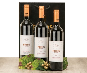 Estuche Lujo vino Prios Maximus Roble 6004