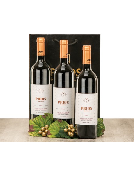 Estuche Lujo vino Prios Maximus Roble 6004