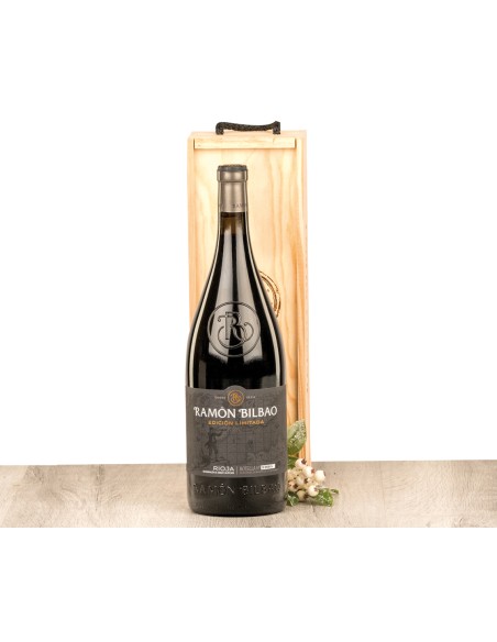 Caja madera Magnum Vino Ramón Bilbao 6007