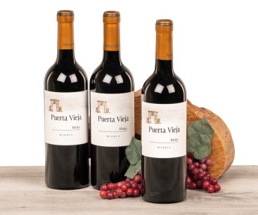 Estuche Vino Puerta Vieja Reserva 6002