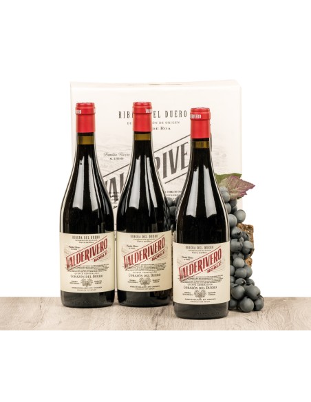 Estuche Vino Valderivero Roble 6001