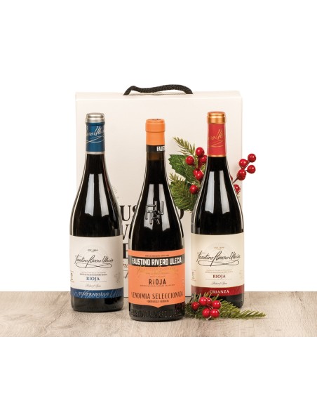Estuche Vino Faustino Rivero selección 6000