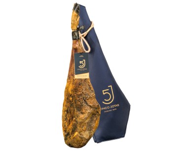 Jamón de bellota 100% ibérico de Jabugo CINCO JOTAS