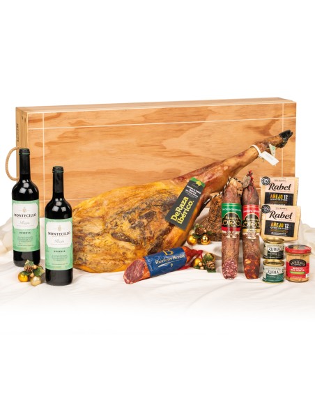 Surtido Navidad Gourmet  con Jamón cebo ibérico 3023