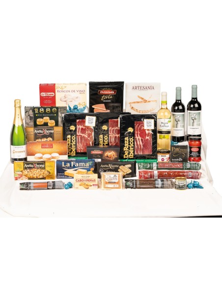 Lote de Navidad para empresas con paleta Deraza y Rioja Garding Crianza
