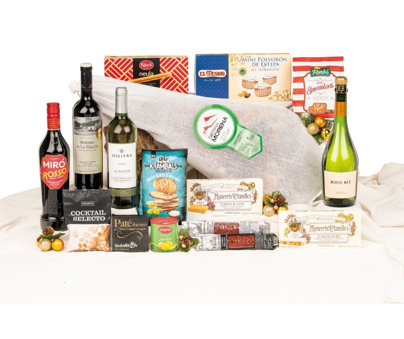 Lote de Navidad con paleta Sierra Morena y Rioja Reserva en RolinBox