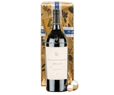 Botella de vino Pago de los Capellanes Reserva Ribera del Duero en estuche