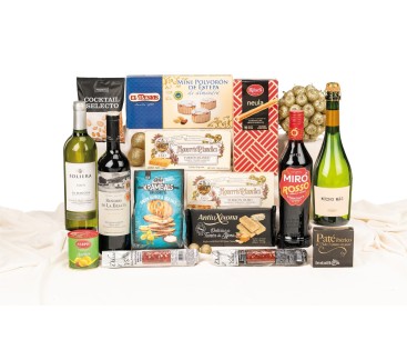 Lote de Navidad para empresas con ibéricos Dehesa del Yeltes y Rioja Reserva