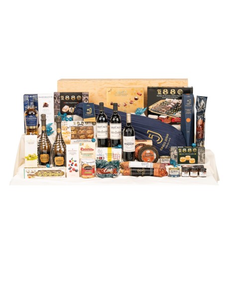 Surtido navidad gourmet con Paleta CINCO JOTAS y selección premium.