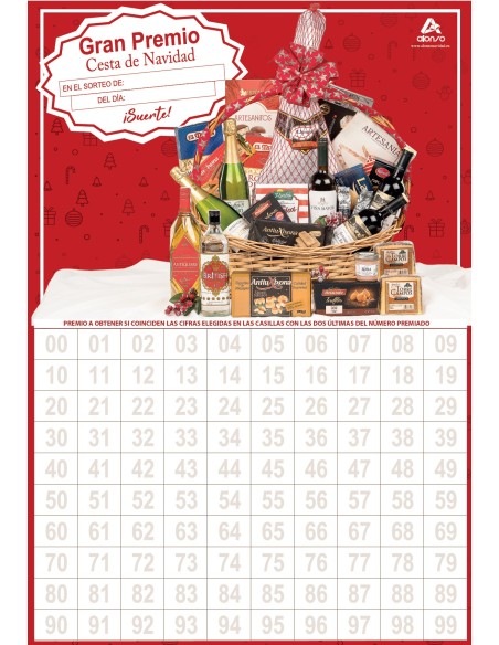 Cartel Sorteo Cesta HORECA